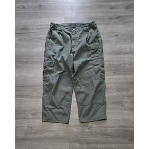 511 Tactical Series Ripstop Pant Double Knee Army Green Elastic Size 36x25